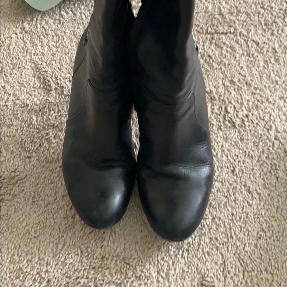 Coach Black knee-high boots size 7.